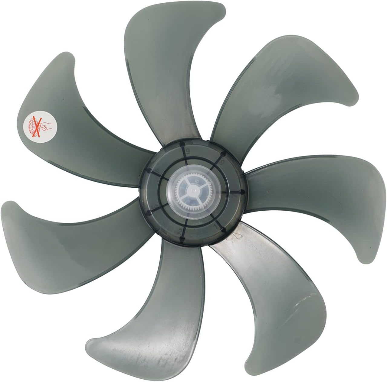 FEESHOW Ventilador universal de plástico de 16 pulgadas, 57 hojas, con cubierta de tuerca, para el hogar, ventilador de pie, ventilador de mesa,