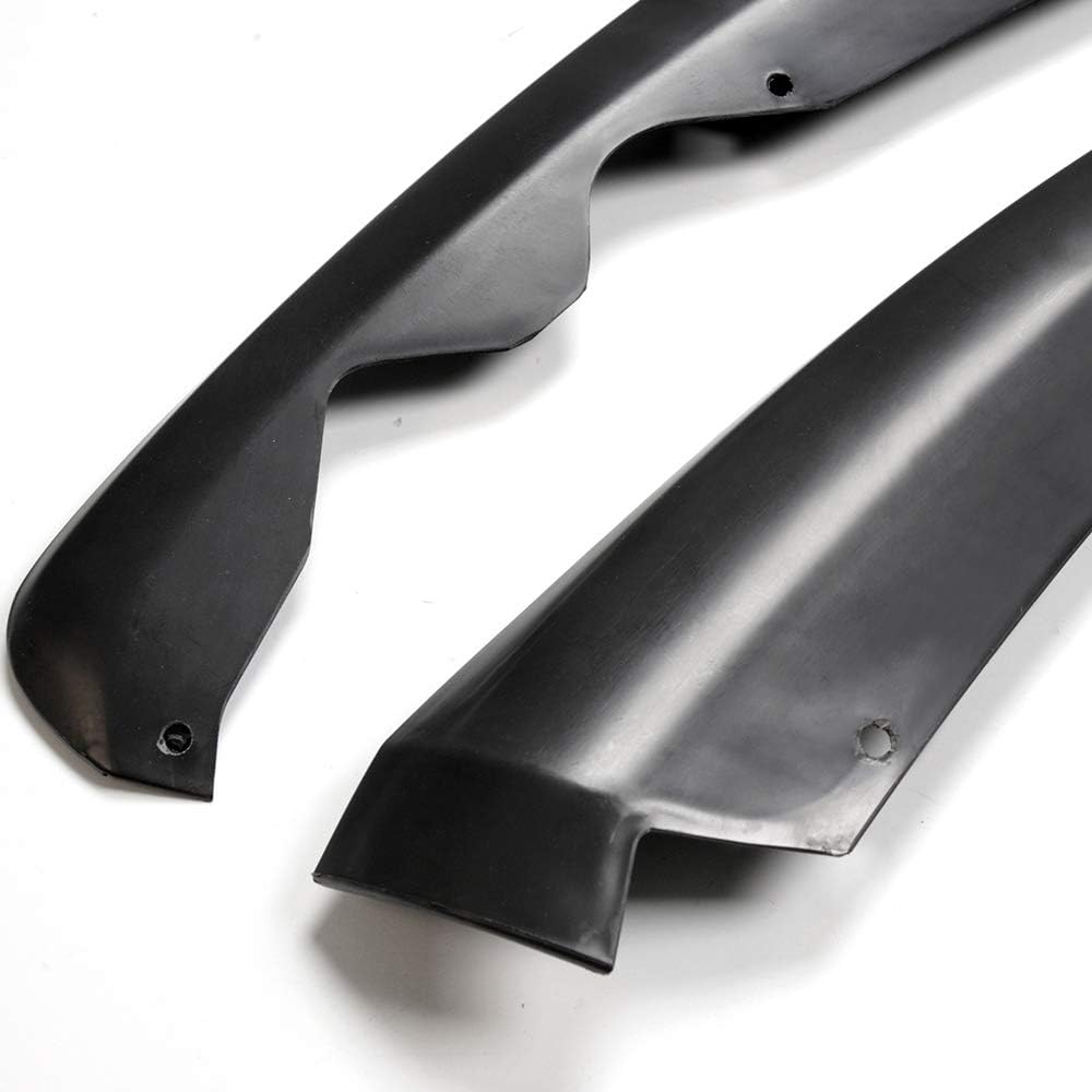 PIT66 Deflector de aire para represa, compatible con Ford Fusion 13-16 4 puertas parachoques delantero inferior panel de cenefa lateral derecho e