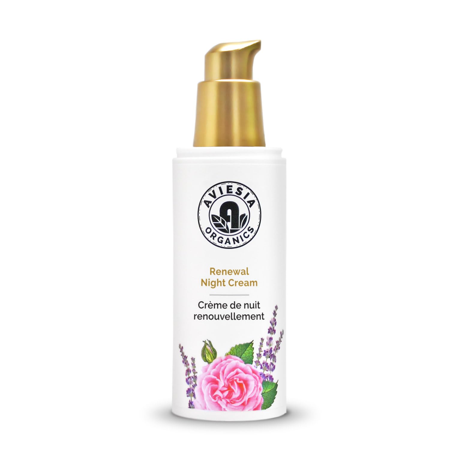 Crema de noche de renovación – Certificado USDA — Certificado USDA, sin alcohol. Sin parabenos. Sin fenoxietanol. Sin fragancia artificial.