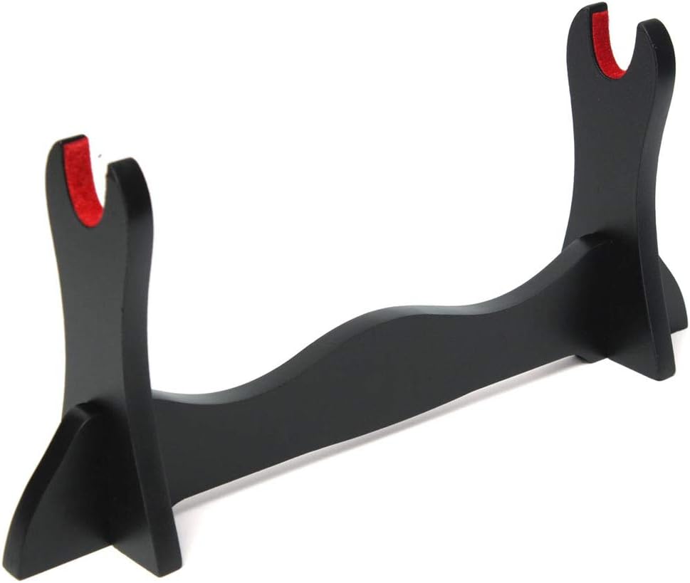 Sword Stand,Samurai Sword Katana Holder Stand Bracket Rack Display Black 1Tier