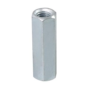 Bueyfolt Tuercas de acoplamiento, 38″-16 x 1-34″, tuercas de acoplamiento de varilla de acero galvanizado 38 pulgadas-16 TPI, paquete de 25 Bueyfolt Tuercas de acoplamiento, 38″-16 x 1-34″, tuercas de acoplamiento de varilla de acero galvanizado 38 pulgadas-16 TPI, paquete de 25