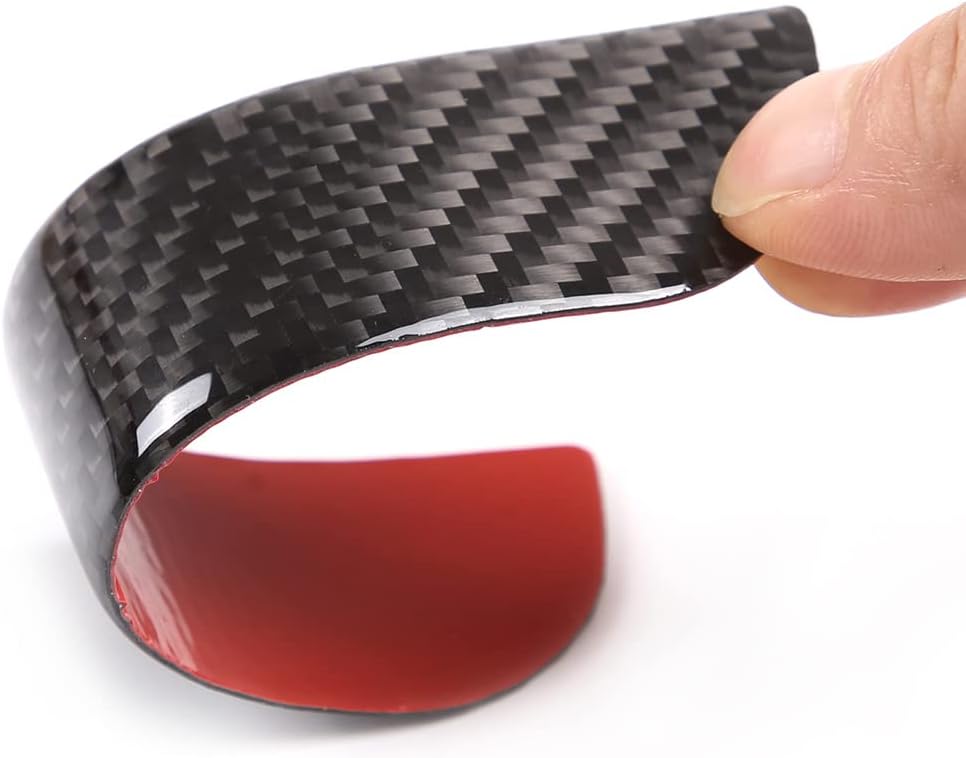 Almohadilla de ranura de elevación de vidrio para ventana de automóvil, decoración de fibra de carbono suave real para Toyota Supra GR A90 A91 MK5