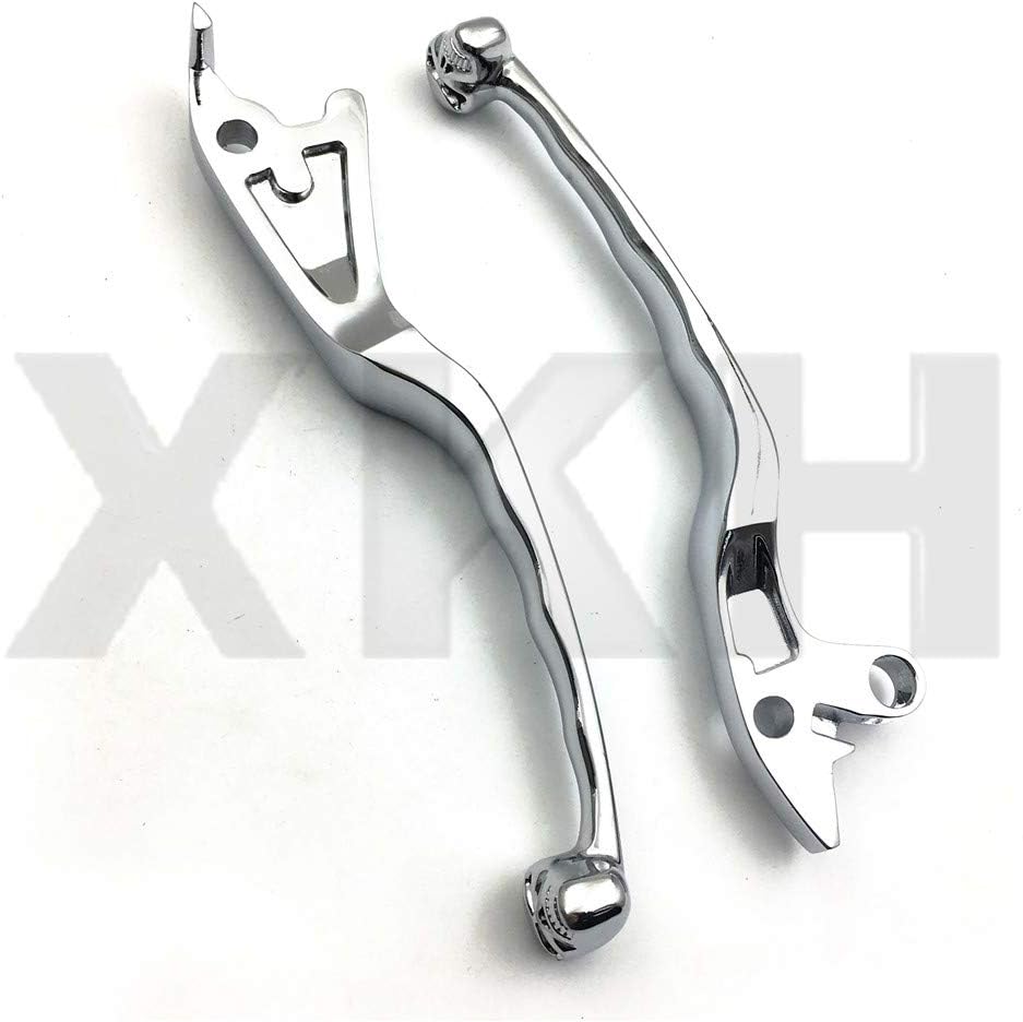 SMT-Cromado Embrague De Freno Cráneo Palancas De Mano Compatible Con Suzuki Intruder 800 1400 1500 B00RUEB440