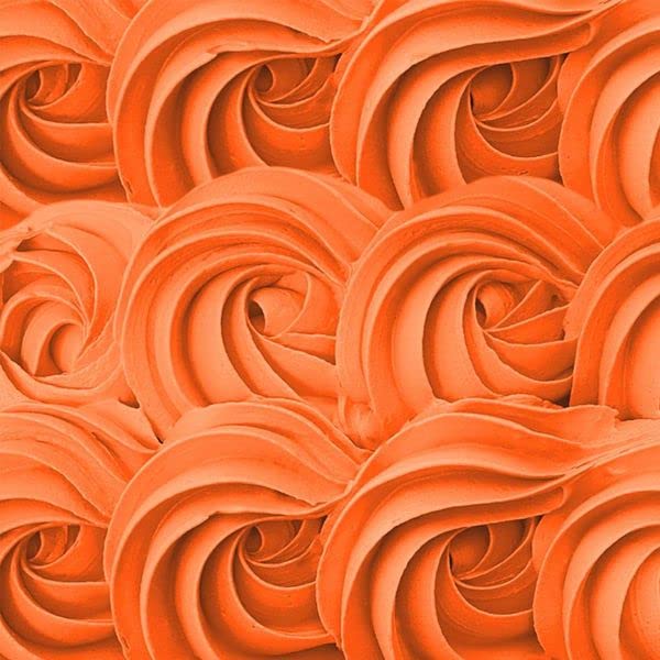 Satin Ice Gel líquido para colorantes alimenticios, botella de 0.61 fl oz, naranja