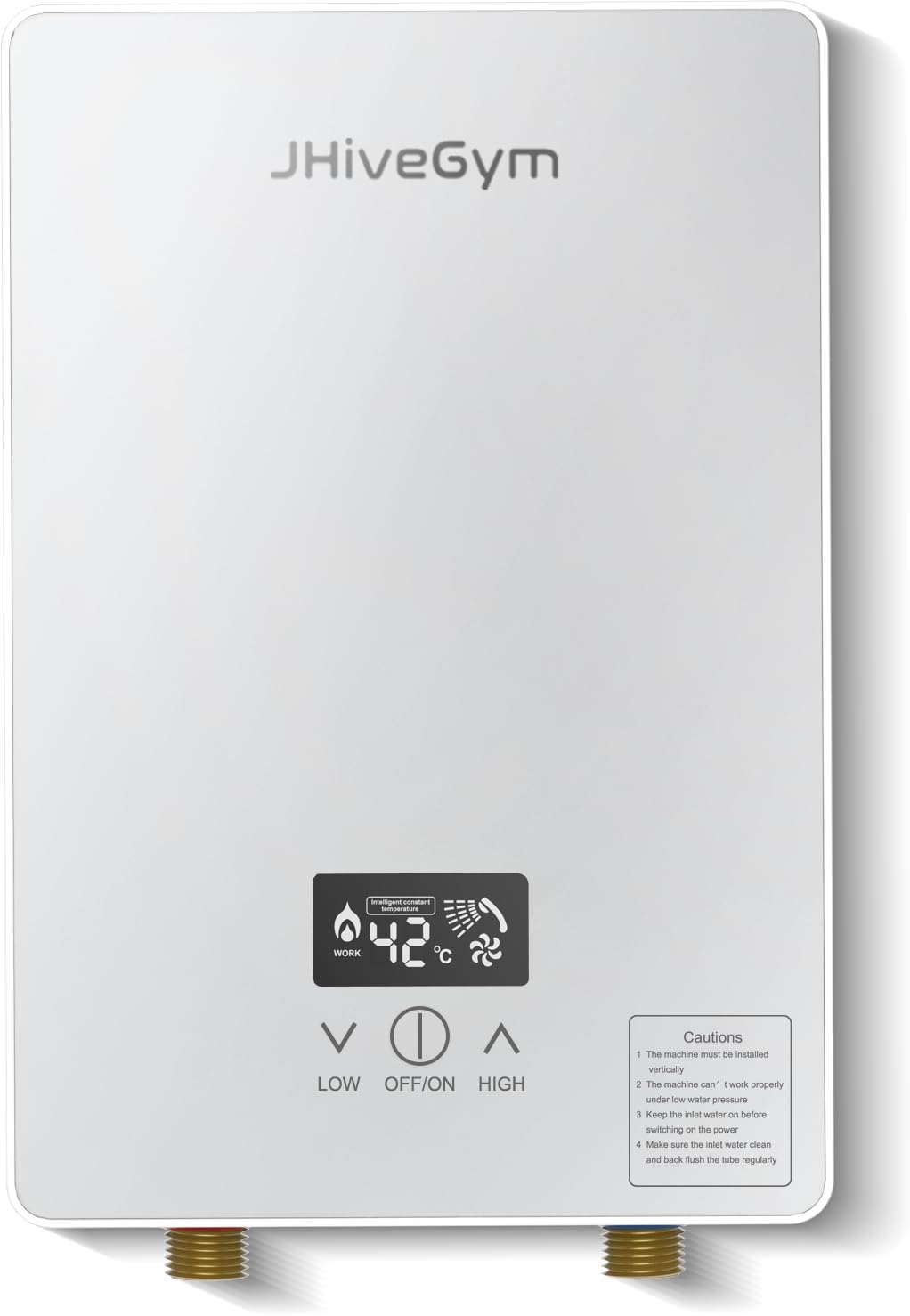 Calentador de agua sin tanque de 4500 W, calentador de agua eléctrico de 110 V con pantalla digital,Calentador de agua caliente instantáneo de