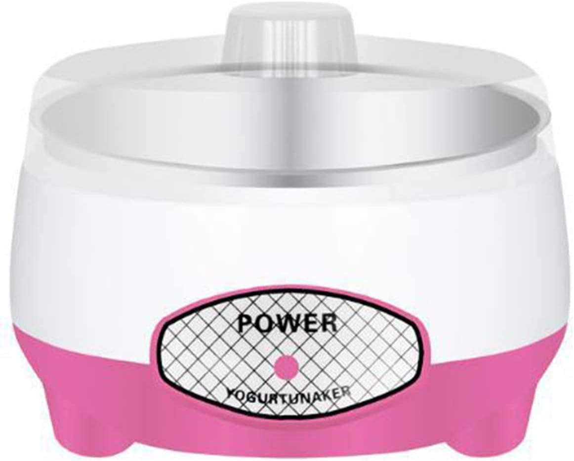 Máquina para hacer yogur, máquina para hacer yogur griego, máquina de yogur con maceta interior de acero inoxidable, máquina automática de yogur,