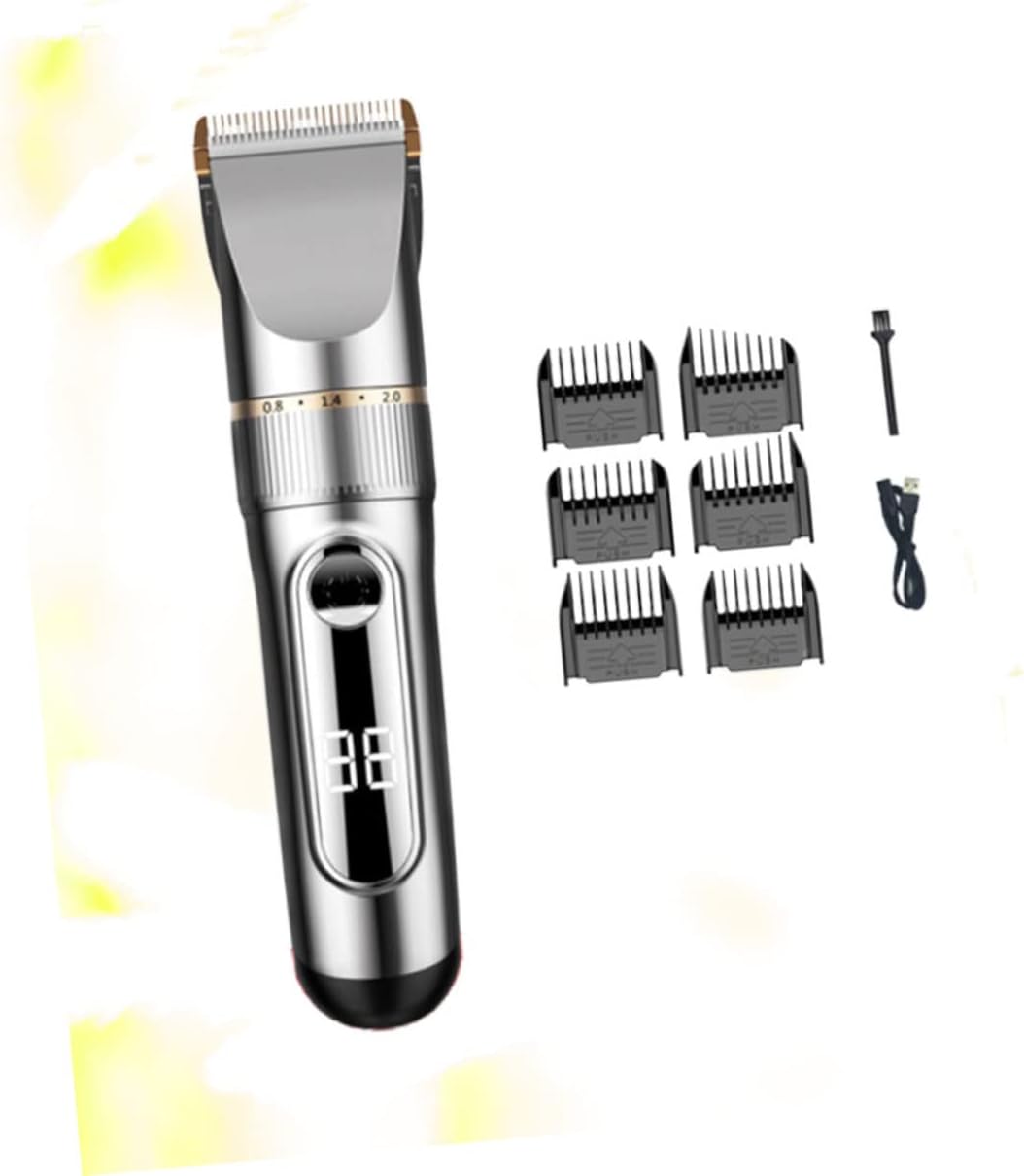 Beavorty 1 máquina de afeitar recargable para hombres, cortadora de pelo inalámbrica, recortadora inalámbrica para hombres, afeitadora de pelo de