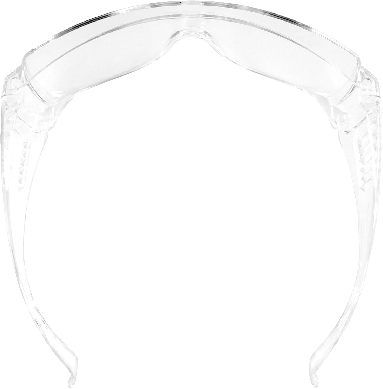 Birdz 2 gafas de seguridad de alto impacto, gafas que se adaptan sobre las gafas, marco transparente, lente, protección UV máxima, protectores