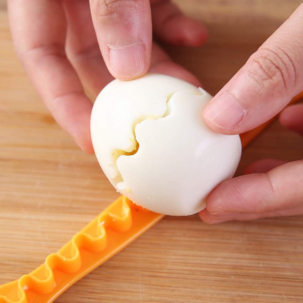 Huevos cortados de lujo Huevos Cocidos Cortador de Huevos en Forma de Flor Herramienta Huevos Hervidos Hogar Cortar Flor Shaper Gadget de Cocina