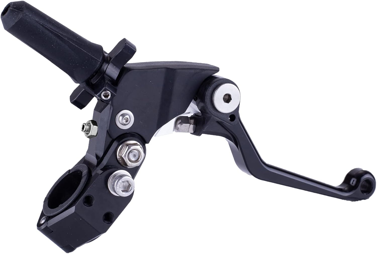 PRO CAKEN 78″ 0.866 in motocicleta universal aluminio 360 aleación mango de embrague plegable con asiento de montaje para motocicleta Street Sport