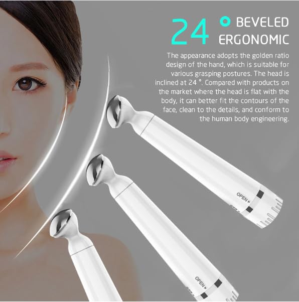 Masajeador facial para ojos, máquina de elevación de piel recargable para relajar ojeras, bolsas de ojos, arrugas, hinchazón debajo de los ojos,