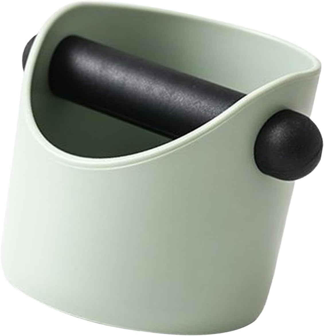 Cajas de golpeo de espresso, cajas de gran capacidad y base antideslizante, herramientas de barista, accesorios para máquina de espresso, gris verde