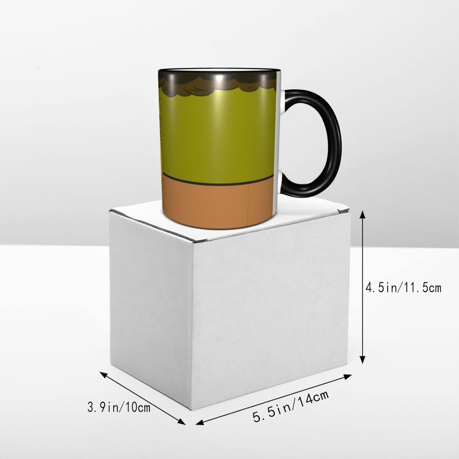 This is fine Mug, Funy Taza de café de viaje para hombres y mujeres, taza de té de cerámica de 11 onzas, regalos inspiradores divertidos, color negro