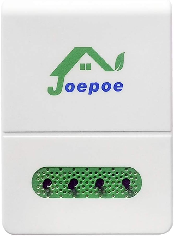 Joepoe Purificador de aire ionizadorpurificador de aire enchufable con salida de tecnología de iones de hasta 34 millones de aniones por segundo,