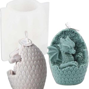 Tone Fun Moldes de silicona con forma de dragón para hacer velas, resina, velas de aromaterapia, jabón de cera hecho a mano, decoración del hogar, Tone Fun Moldes de silicona con forma de dragón para hacer velas, resina, velas de aromaterapia, jabón de cera hecho a mano, decoración del hogar,