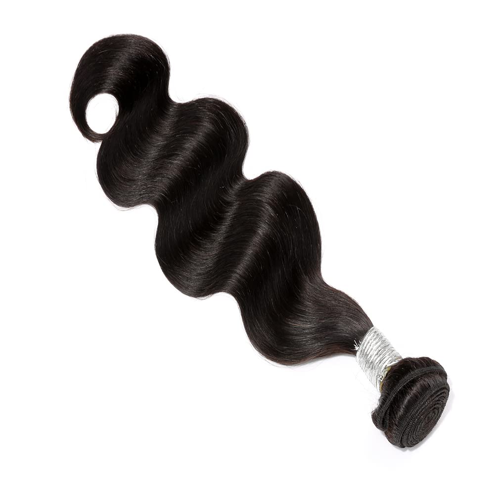 Zezejenhu – Manojos de cabello humano ondulado brasileño Remy, manojos de cabello humano ondulado natural 12A, 100% sin procesar, tejido virgen