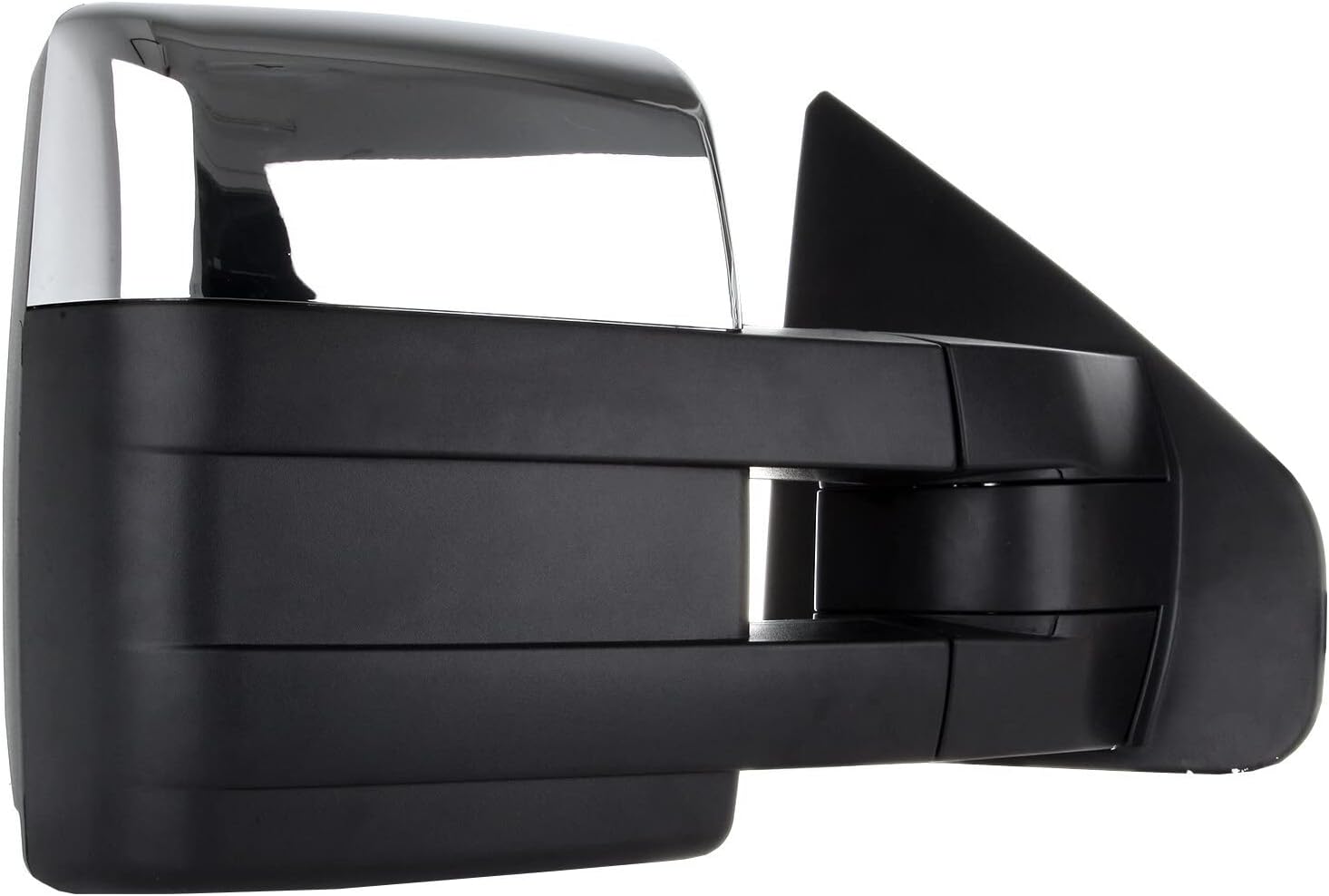 ECCPP Espejos de remolque compatibles con Ford 2004-2014 para camioneta F-150 con control de potencia lateral izquierdo y derecho, señal de giro de