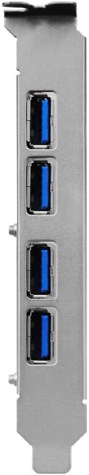 HighPoint Technologies Tarjeta controladora USB-A 3.2 10Gbs RocketU 1344A de 4 puertos