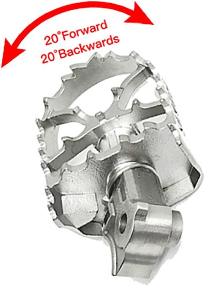 Pedales de pie clavija de la motocicleta reposapiés para BMW F800GS F700GS F650GS F 800 700 650 F800 F700 F650 para GS motocicleta acero inoxidable