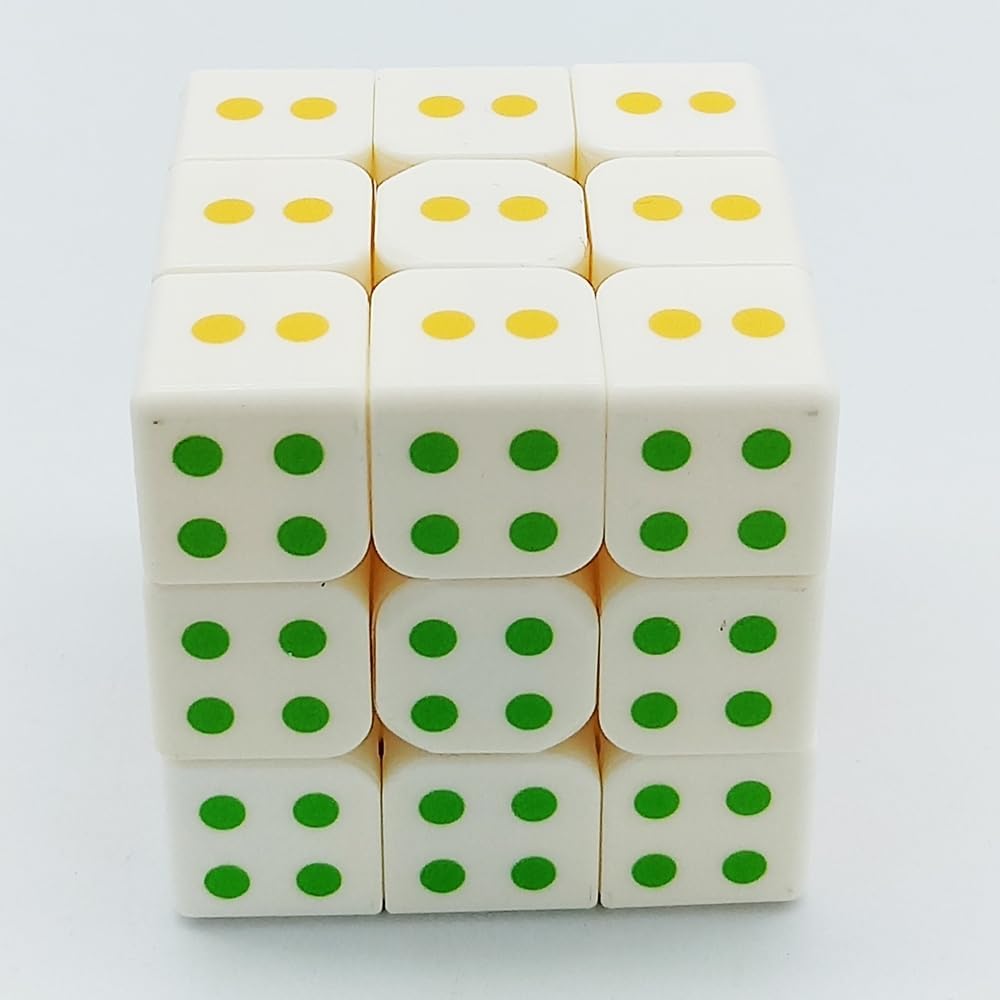 AMGRBCUBO Speed Cube 3×3 Dados Forma Cubo Mágico Puzzle IQ Juego Puzzles 2.205 in