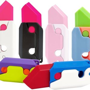 6 cuchillos para ansiedad, juguete de gravedad 3D, plástico de gravedad 3D, cuchilla de interruptor de juguete, impreso, cuchillo de impresión, 6 cuchillos para ansiedad, juguete de gravedad 3D, plástico de gravedad 3D, cuchilla de interruptor de juguete, impreso, cuchillo de impresión,