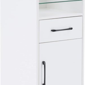 BarberPub Carrito de salón con cajón de almacenamiento, carrito de salón rodante para estilista de peluquería con ruedas, organizador de belleza BarberPub Carrito de salón con cajón de almacenamiento, carrito de salón rodante para estilista de peluquería con ruedas, organizador de belleza