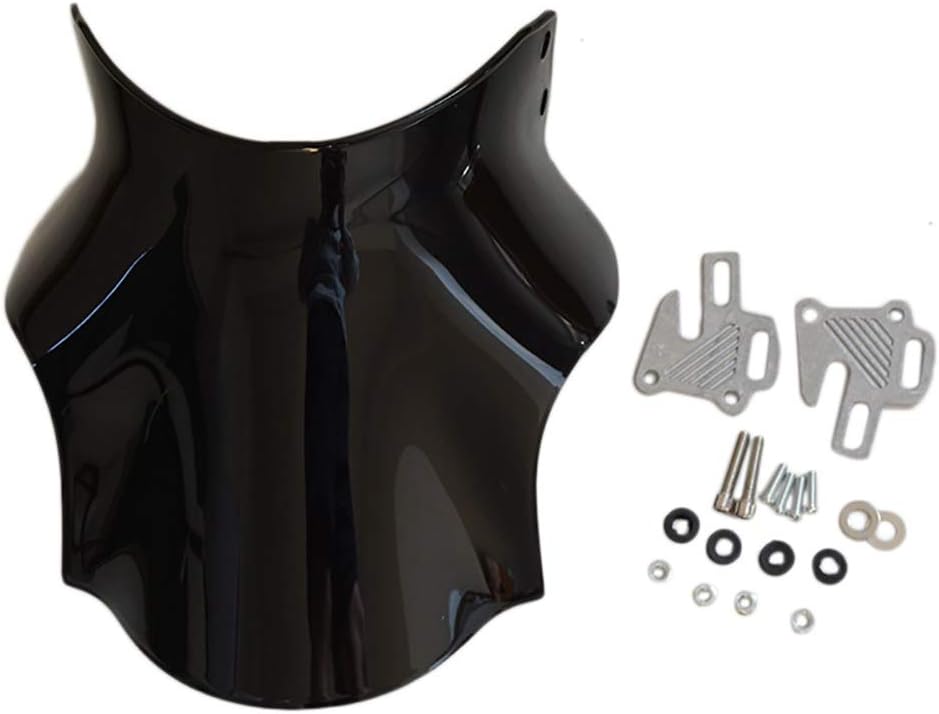 Parabrisas de motocicleta negro para Honda Hornet CB400 CB600 CB750 CB900 CB919 CB250 CB 400 600 750 900 919 250