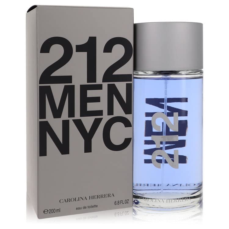 212 by Carolina Herrera Eau De Toilette en espray para hombre, 6.8 onzas, 100% auténtico