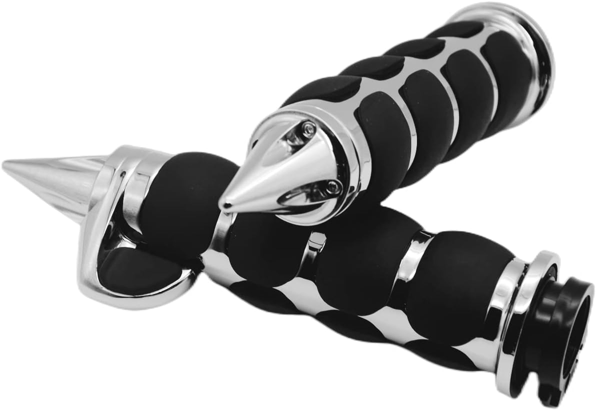Empuñaduras de mano para motocicleta de 1 pulgada y 0.984 in, antideslizantes, universales, para Harley Davidson Street Glide Sportster 883 Road