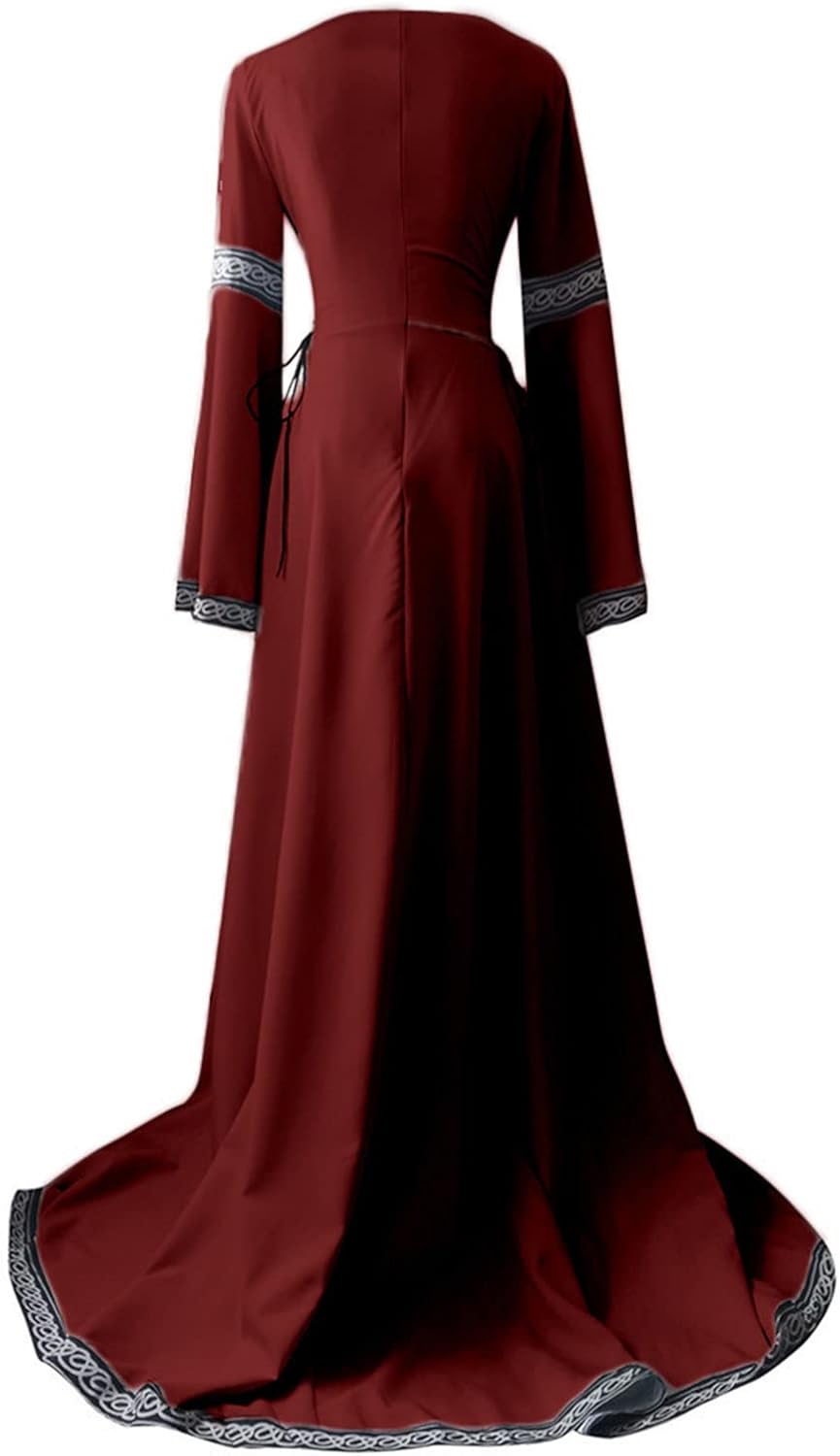 Vestido de baile rococó de los años 1800 para mujer, vestido de princesa medieval renacentista, vestido gótico de Lolita, vestido de baile de