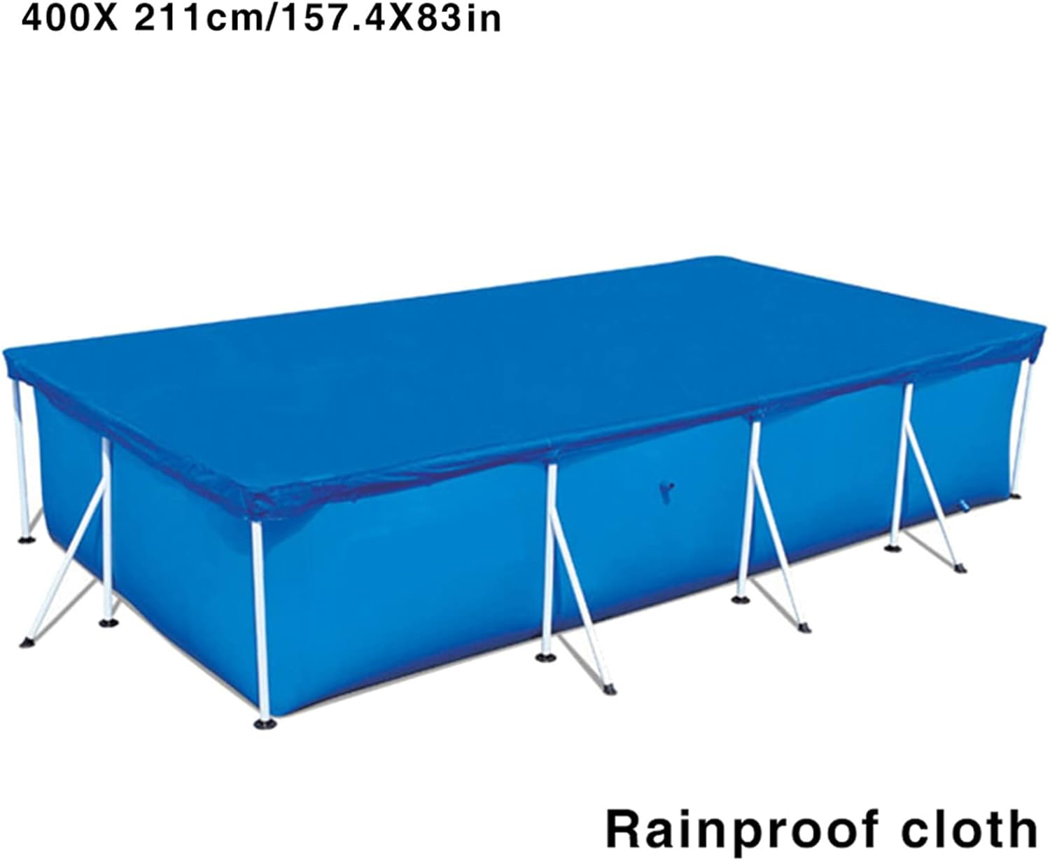Cubierta rectangular de piscina para intexes cubierta de piscina, Cubiertas de piscina para piscinas sobre el suelo, Cubierta de piscina rectangular