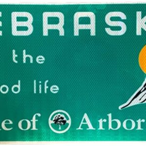 Historia Nebraska Nebraska La buena vida Réplica Signo Hogar del Día del Árbol Verde Historia Nebraska Nebraska La buena vida Réplica Signo Hogar del Día del Árbol Verde