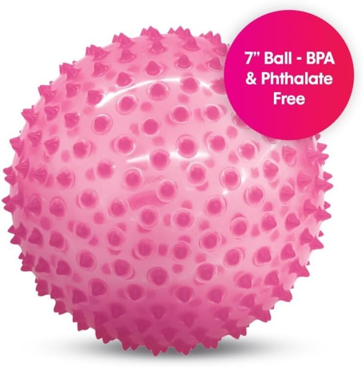 Edushape La bola sensorial original para bebé, bola de bebé de 7 pulgadas que ayuda a mejorar las habilidades motoras gruesas para niños de 6 meses