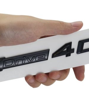XDrive 40i X Drive 4.0i – Adhesivo adhesivo de repuesto para autos XDrive40i (negro brillante), X1AQA-30 XDrive 40i X Drive 4.0i – Adhesivo adhesivo de repuesto para autos XDrive40i (negro brillante), X1AQA-30