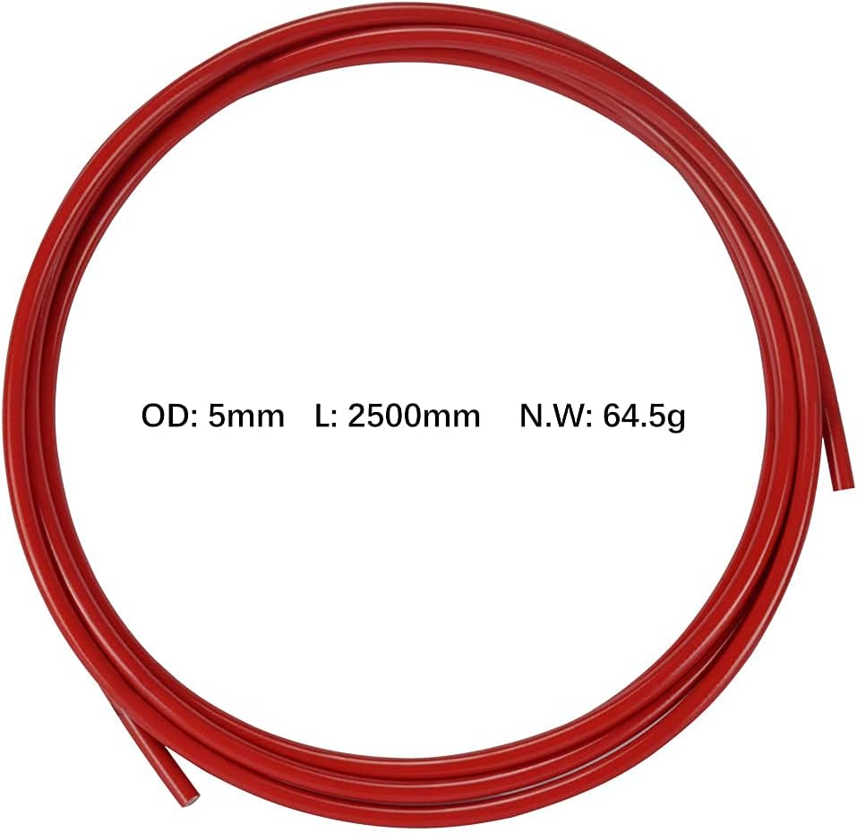 CYSKY Kit de manguera de freno hidráulico para bicicleta de 98.425in para sistema Shimano BH59 BH90 Sram Avid, incluye 8 frenos de bicicleta oliva y