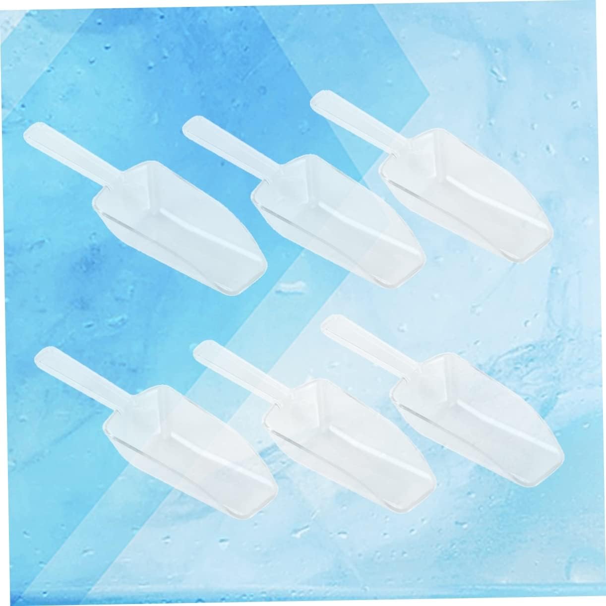 Zerodeko 12 unidades de mini cucharada de baño para refrigerador, cucharas de caramelo, cuchara de café, pala de hielo, cucharada de postre para