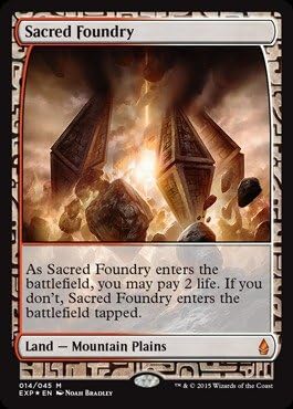 Magic The Gathering – Fundición Sagrada (014045) – Tierras de Expedición – Lámina