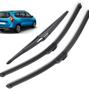 Juego de limpiaparabrisas delantero y trasero compatible con Dacia Renault Lodgy 2012-2016 parabrisas ventana 22 + 16 + 11 pulgadas Juego de limpiaparabrisas delantero y trasero compatible con Dacia Renault Lodgy 2012-2016 parabrisas ventana 22 + 16 + 11 pulgadas