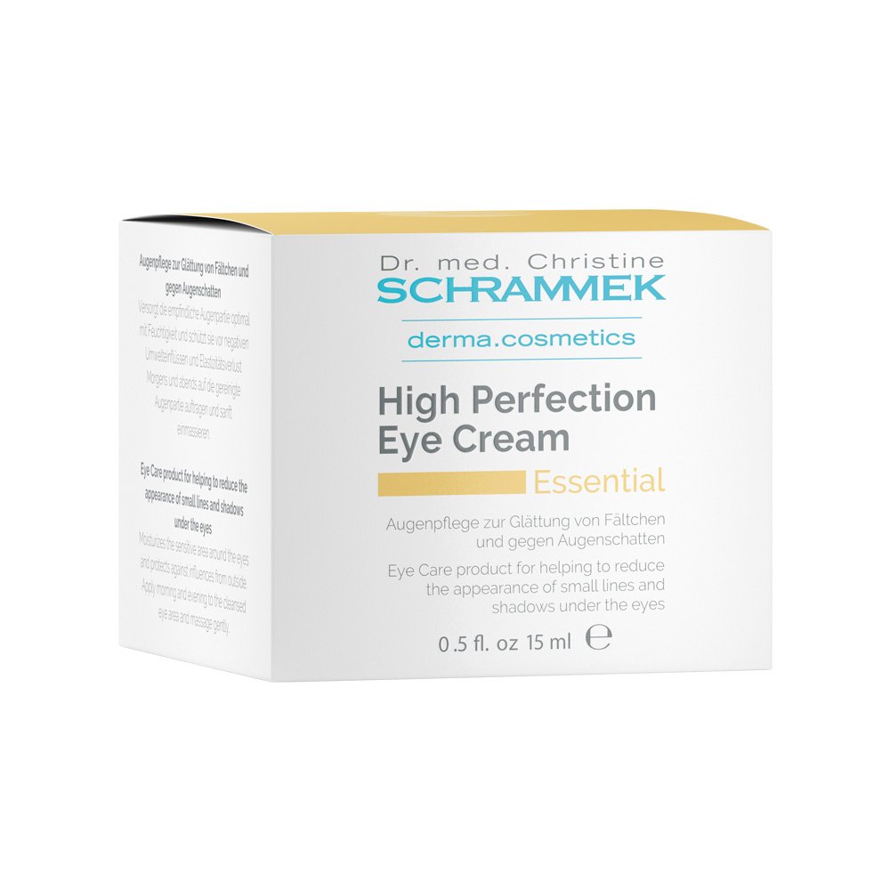 Schrammek Crema de ojos High Perfection (0.5 fl oz)  Producto para el cuidado de los ojos para ayudar a reducir la apariencia de pequeñas líneas y