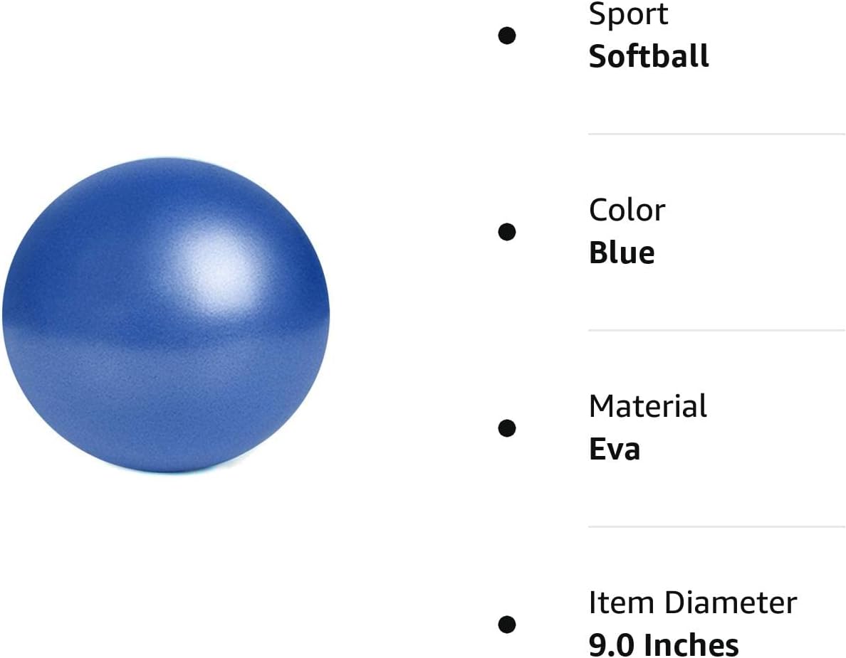 Pelota de pilates, pelota de pilates mini, bolas de extracto, 8 pelotas de ejercicio, pelotas de yoga, pelota de 9 pulgadas, tratamiento de núcleo,
