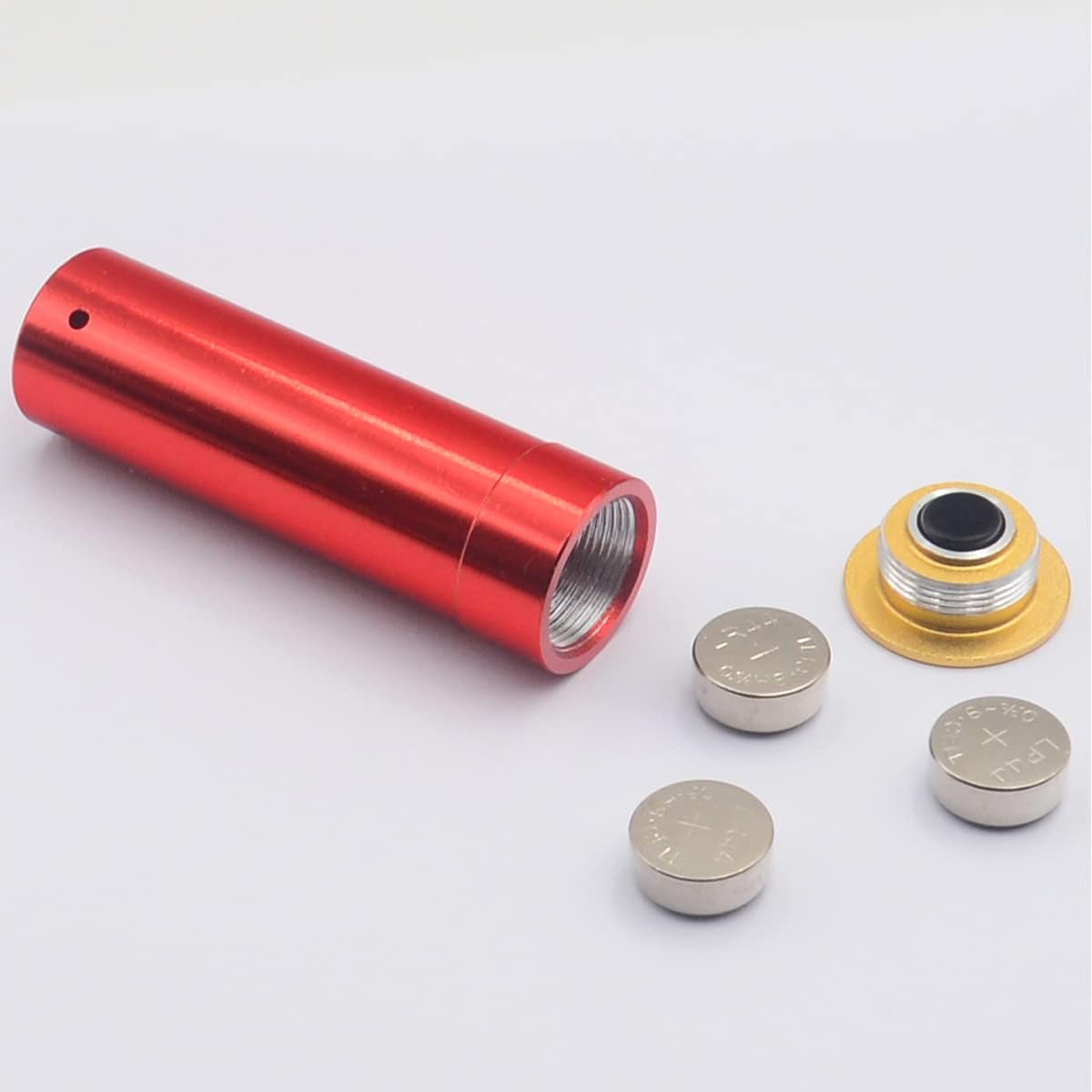 MOSANDON Vista láser de punto rojo, lase de visión para calibre .223REM20GA20GA20Gauge30-30Win.38.45ACP, visor láser con 2 juegos de baterías para