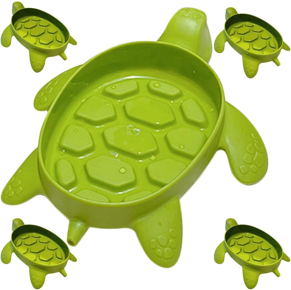 EXCEART 5pcs Jabón Cocina Limpieza Esponja Titular Lavabo Artículos de tocador Pp