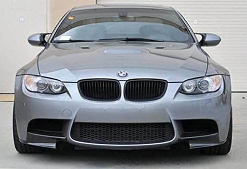 Divisores de labios de parachoques delantero de fibra de carbono real para BMW 2007-2013 E90 E92 E93 M3 SedánCoupeConvertible