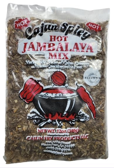 8oz HOT Pastalaya – Hecho en el corazón del país cajún… donde cocinar es lo mejor – por Cajun Fry Products