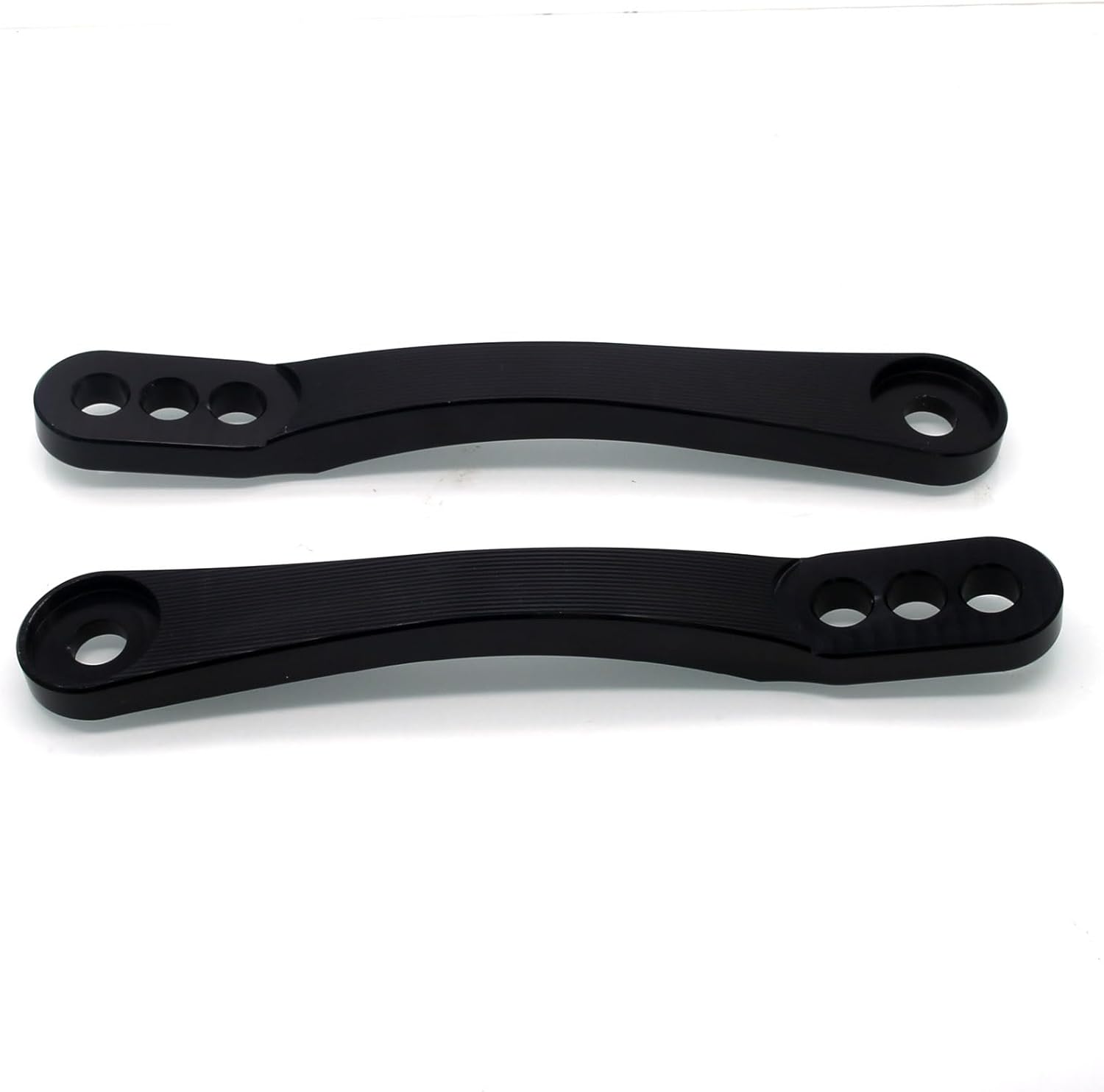 MZS Eslabones de bajada de motocicleta, kit de suspensión trasera de eslabones de caída, accesorios ajustables, color negro, compatible con ZX14