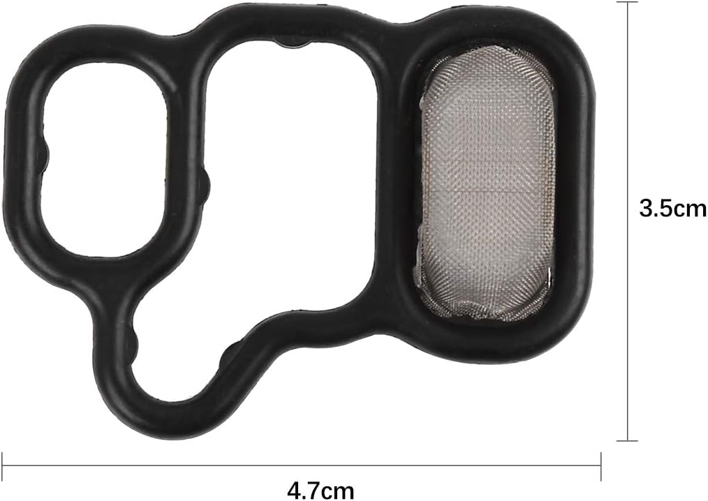 X AUTOHAUX Filtro de válvula de sello del motor de la junta de solenoide de culata para Honda 15815-RAA-A01