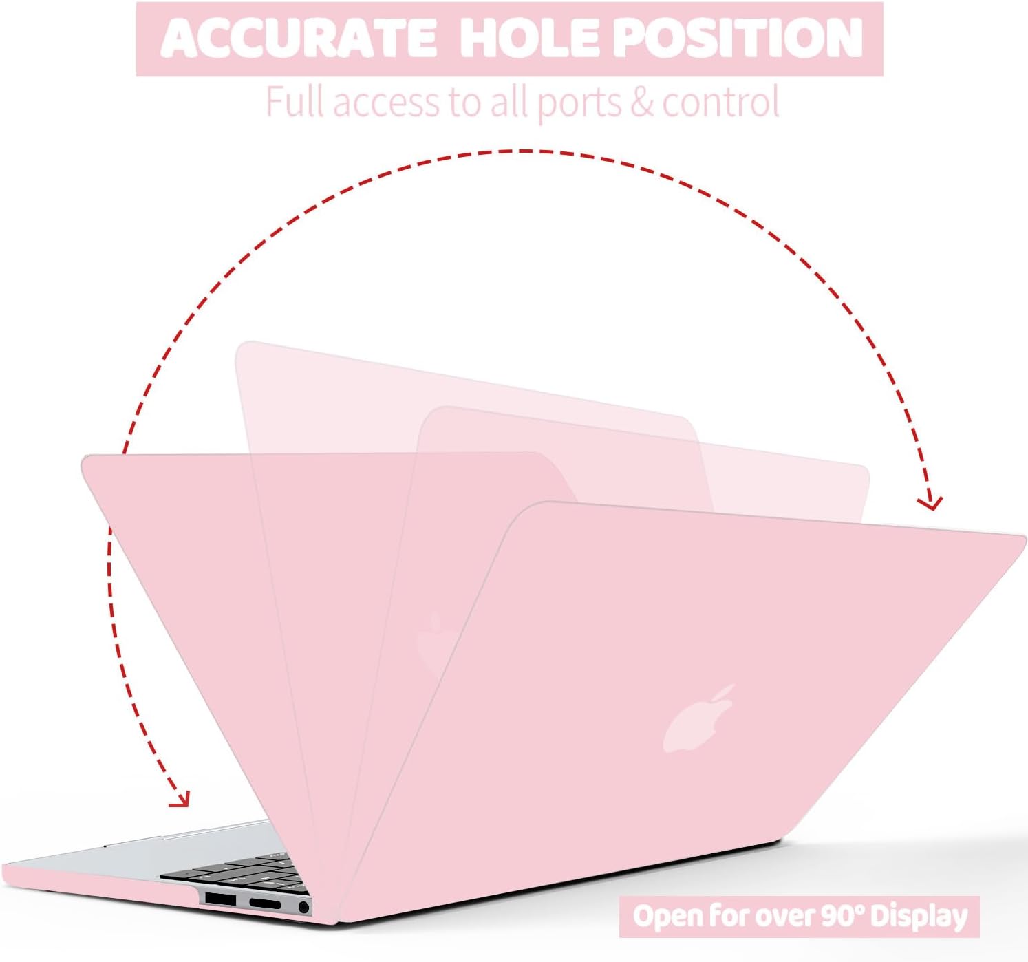 Anban Funda compatible con MacBook Pro de 13 pulgadas 2024 2023 M2, 2022-2016 M1 A2338 A2251 A2289 A2159 A1989 A1708 A1706, carcasa rígida de