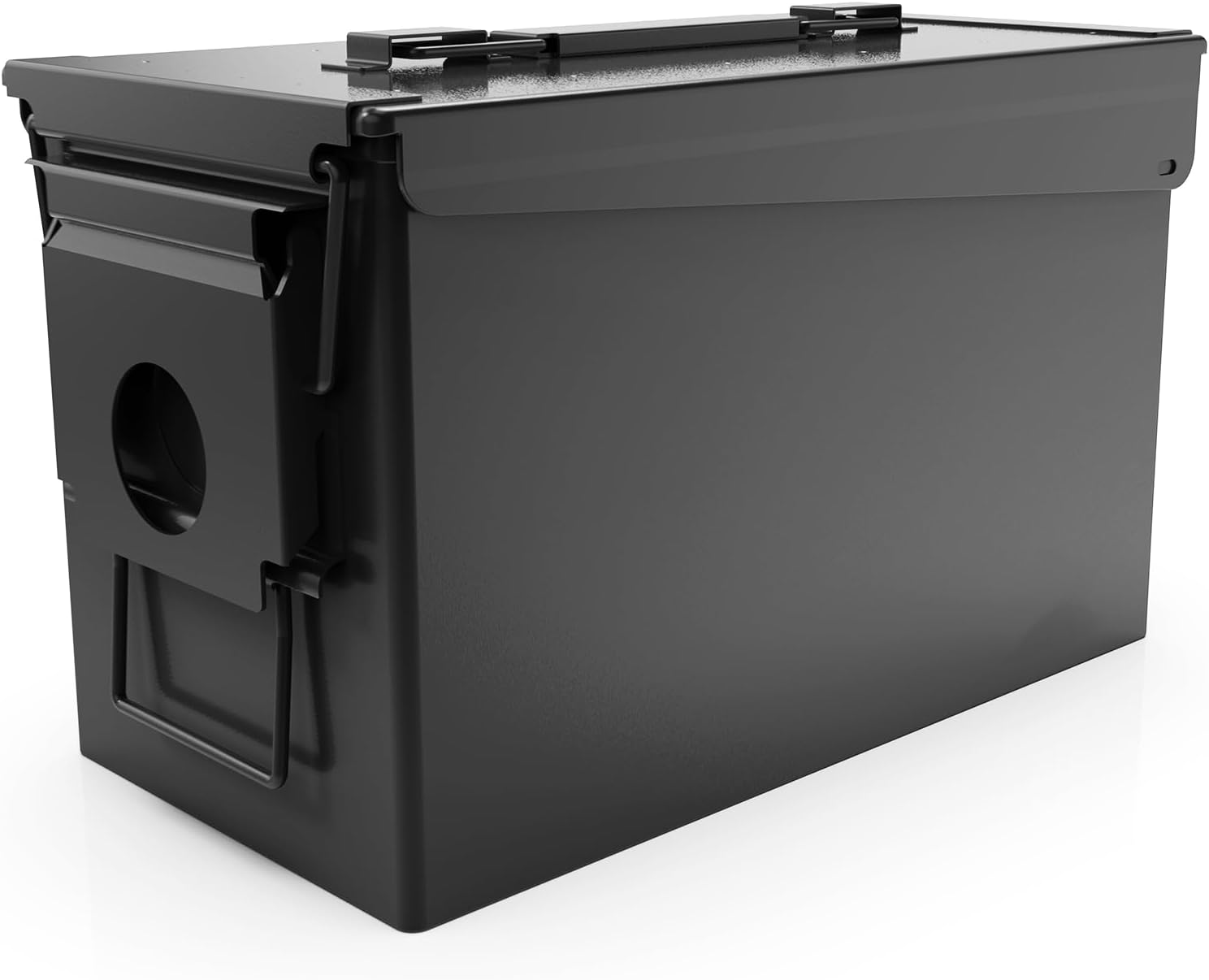 PATRON 50 Cal Munición Can Metal 0.354 in Caja de munición caja de almacenamiento caja para escopeta bala rifle Nerf munición impermeable caso-gard