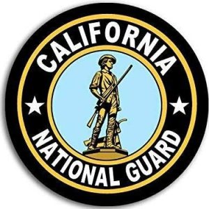 Adhesivo de vinilo redondo de 4 x 4 pulgadas para sello de la Guardia Nacional de California (Logo Insignia Army) adhesivo de vinilo impermeable Adhesivo de vinilo redondo de 4 x 4 pulgadas para sello de la Guardia Nacional de California (Logo Insignia Army) adhesivo de vinilo impermeable
