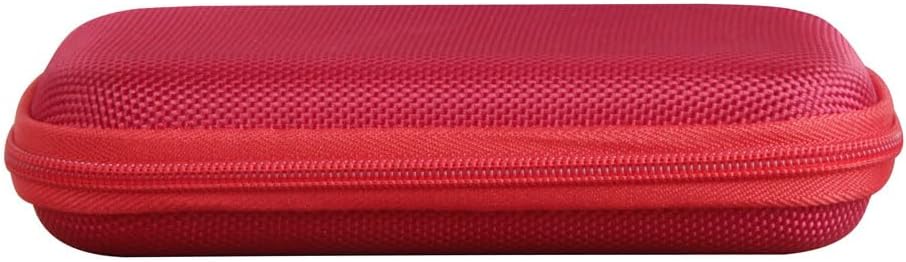 Estuche de viaje rígido para cargador portátil INIU 10000mAh Power Bank versión 2022 (rojo)